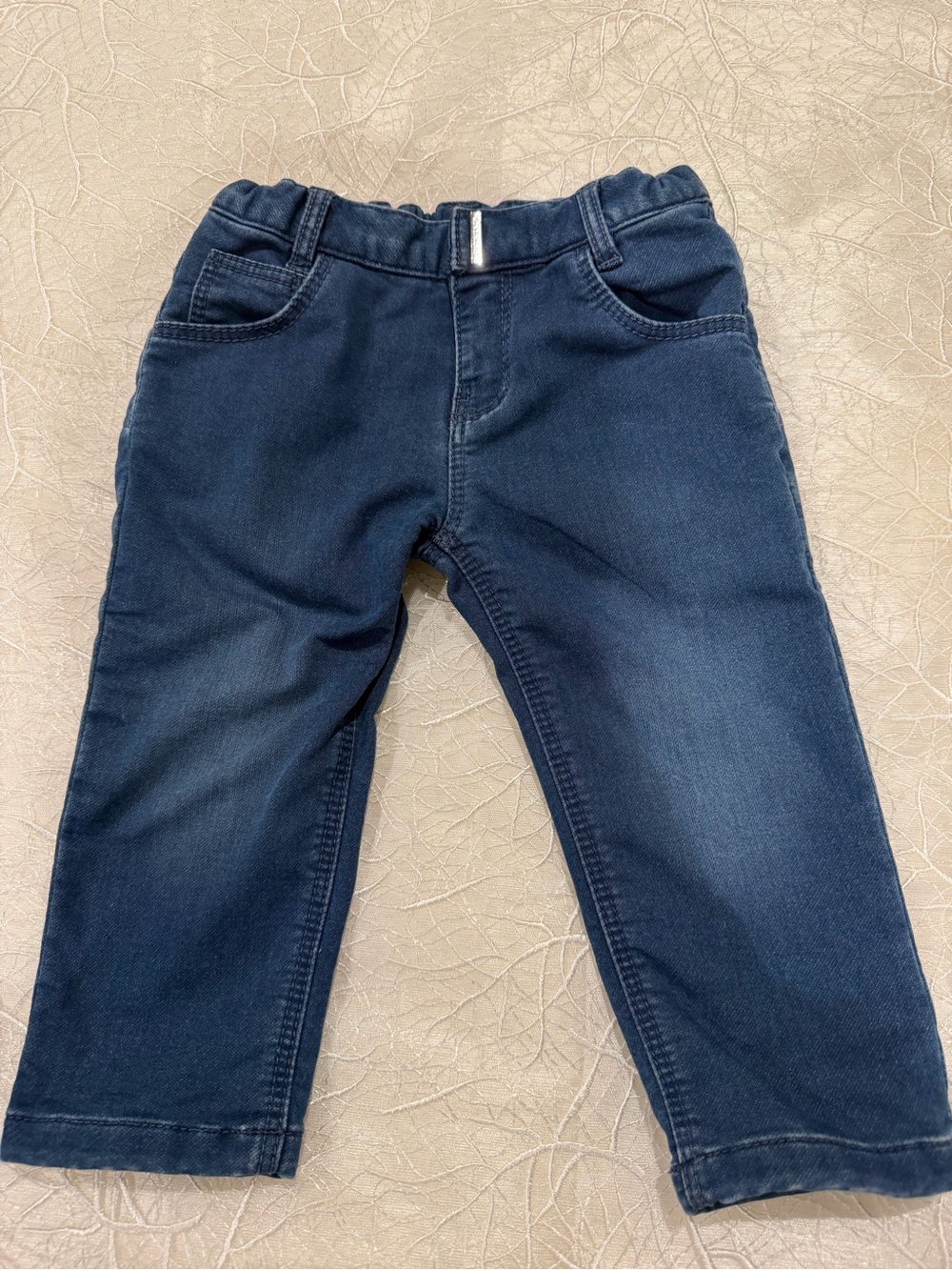 Givenchy Baby Toddler Denim Jeans 18M Logo Stretch Authentic